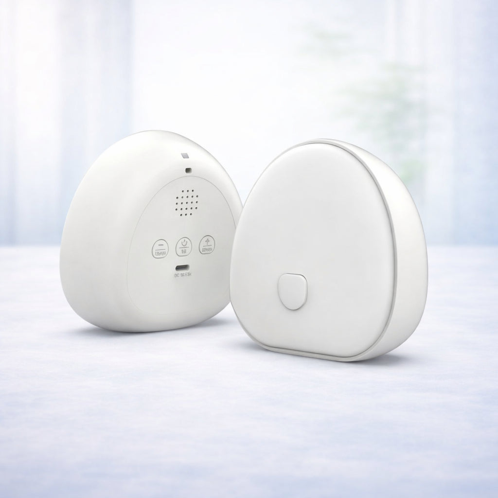 Night Glow Mini - soft LED night light with warm glow in egg-shaped design