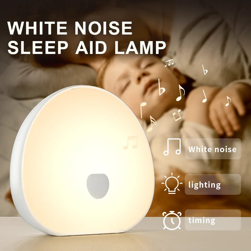 soft LED night light creating gentle ambient glow in nursery bedroom