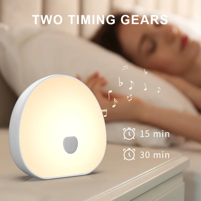 soft LED night light providing calming glow for bedtime routines