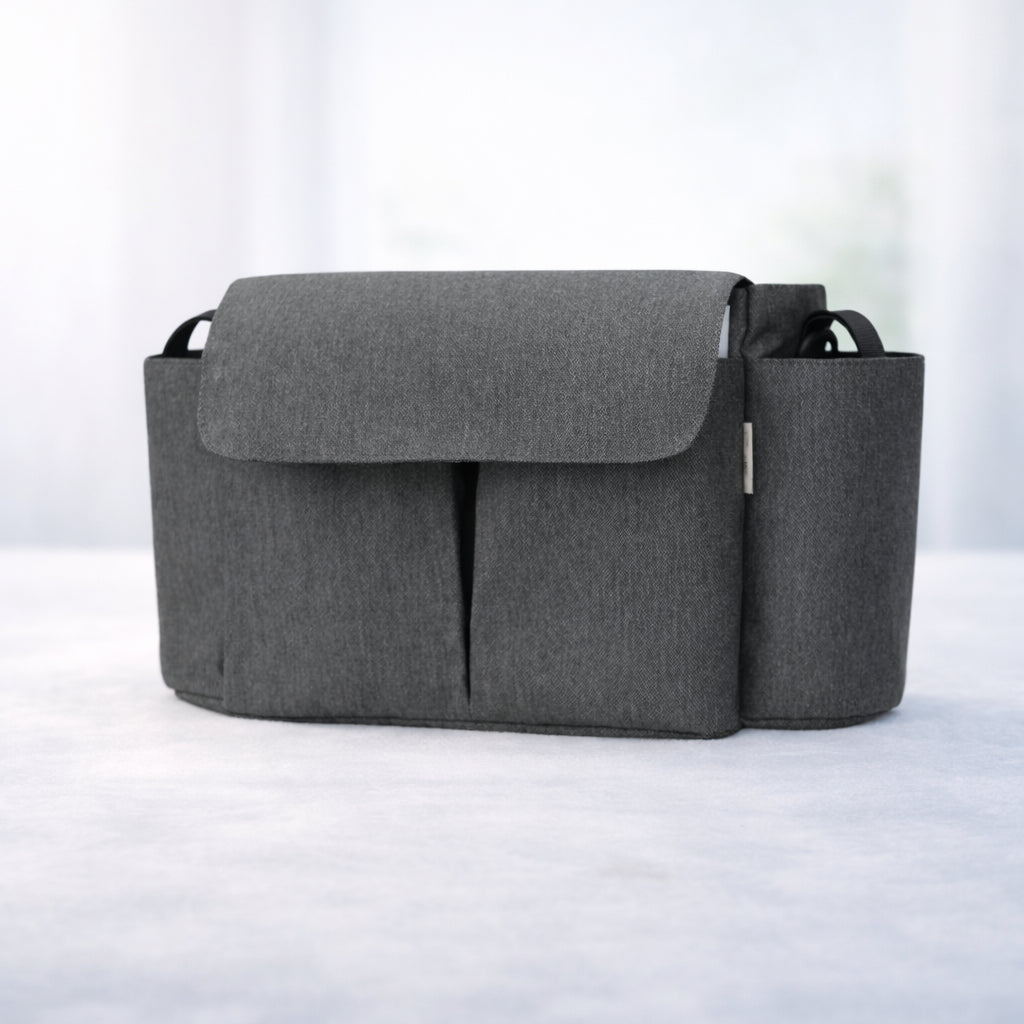 Stroll Station™ - Stroller organizer with large capacity and smart storage, featuring a spacious multi-compartment design for busy parents.